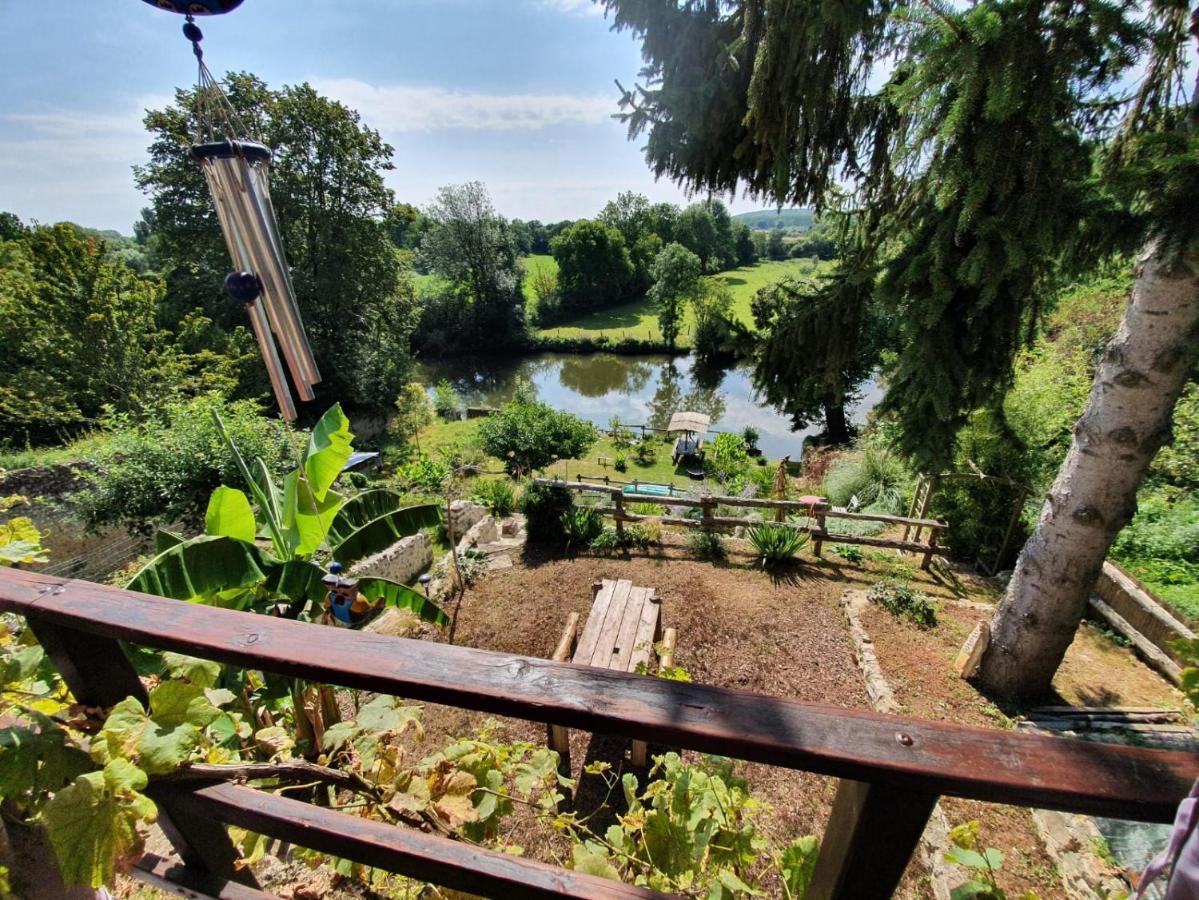 Le Cottage Belmontais, Maison Individuelle, Vue Panoramique Sur La Riviere Beaumont-sur-Sarthe Экстерьер фото